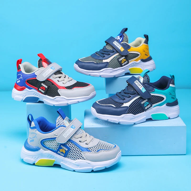 Children Shoes Boys Sneakers High Quality Sports Shoes Breathable Non-Slip Casual Fashion Sneakers Brand Canvas Shoes
